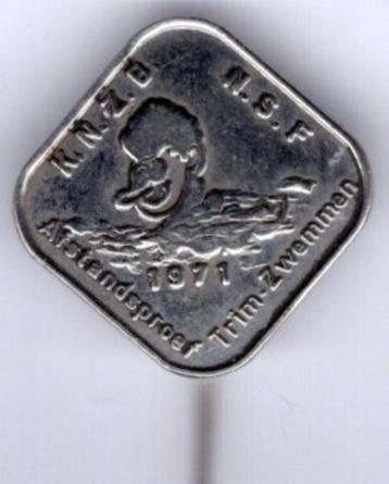 K.N.Z.B. N.S.F. 1971 afstandsproef trimzwemmen ( Y_175 ) beschikbaar voor biedingen