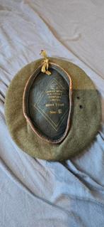 Canadese baret met toorie, Verzamelen, Militaria | Tweede Wereldoorlog, Ophalen of Verzenden, Landmacht, Overige gebieden, Helm of Baret