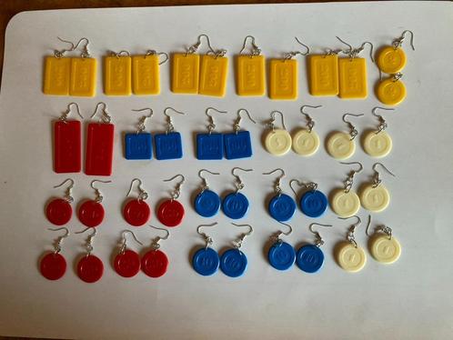 Oorbel oorbellen carnaval feest-oorbellen feest div. kleuren, Sieraden, Tassen en Uiterlijk, Oorbellen, Nieuw, Hangers, Overige materialen