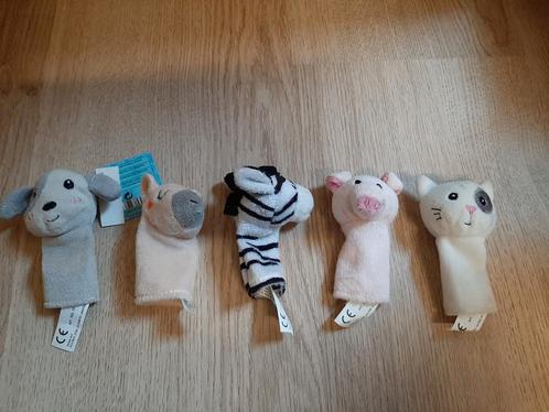 5 HEMA vingerpopjes, Kinderen en Baby's, Speelgoed | Knuffels en Pluche, Ophalen of Verzenden