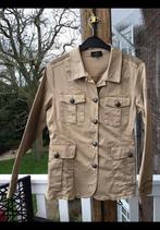 Monari jasje maat 38 lichtbruin / beige. Getailleerd, knopen, Kleding | Dames, Jasjes, Kostuums en Pakken, Ophalen of Verzenden