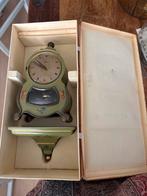 Antieke biedemeijerklok met Doos Schütz, Antiek en Kunst, Ophalen of Verzenden