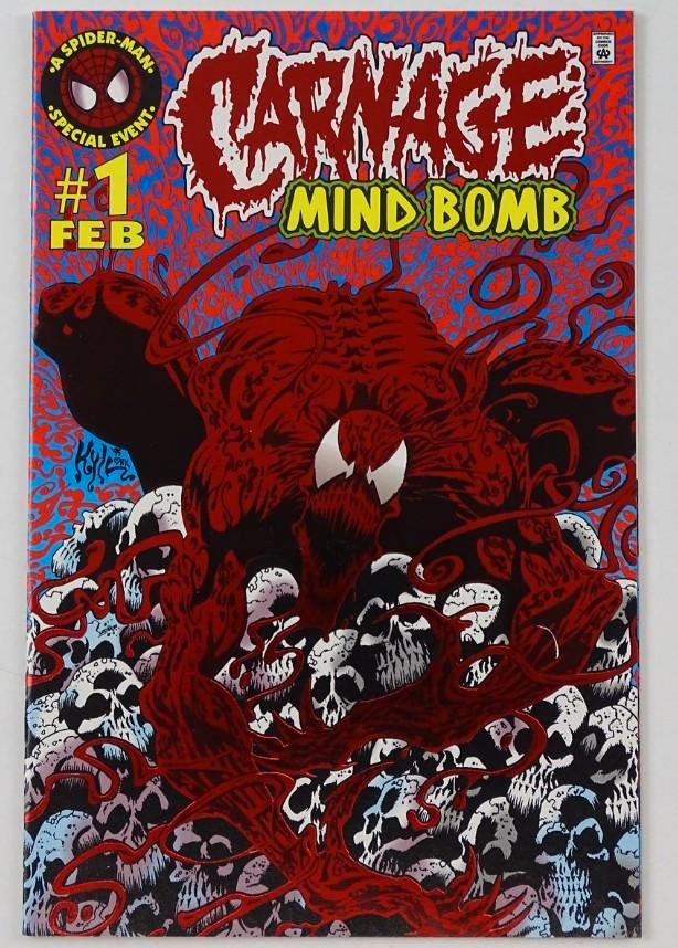 Carnage Mind Bomb (1996) # 1- Super rare One schot -Foil, Boeken, Strips | Comics, Nieuw, Eén comic, Amerika, Ophalen of Verzenden