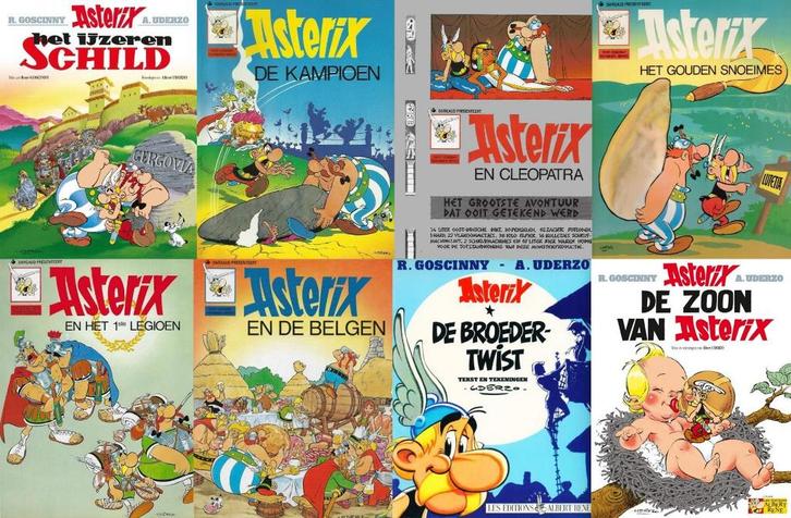 Asterix: 8 strips, Boeken, Stripboeken, Zo goed als nieuw, Meerdere stripboeken, Ophalen