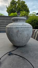 Kruiklamp voet steen 43 x 43 cm excl fitting gemeten, Huis en Inrichting, Lampen | Tafellampen, Ophalen, Zo goed als nieuw, Minder dan 50 cm