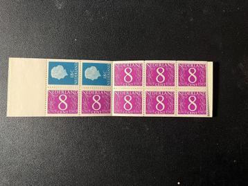 Postzegelboekje 4z met telblok beschikbaar voor biedingen