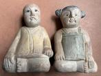 2 fraaie houten beelden van kinderen, Japans, Antiek en Kunst, Ophalen of Verzenden