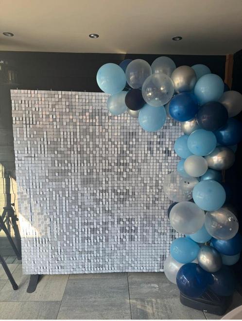 Shimmerwall glittermuur, Hobby en Vrije tijd, Feestartikelen | Verhuur, Zo goed als nieuw, Geboorte of Huwelijk, Ophalen
