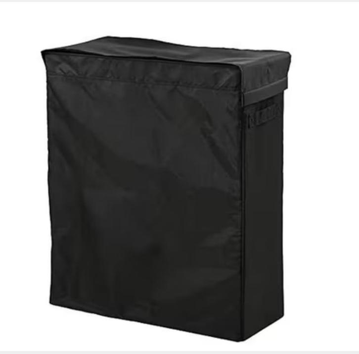 zwarte Skubb ikea wasmand rechthoekig opvouwbaar, Huis en Inrichting, Woonaccessoires | Schalen en Manden, Zo goed als nieuw, Rechthoekig