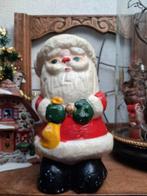 vintage oude kerstman kaars 28 cm hoog, Ophalen of Verzenden, Gebruikt