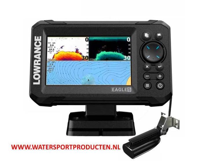 LOWRANCE EAGLE 5 SPLITSHOT ( 000-16112-001 ), Watersport en Boten, Navigatiemiddelen en Scheepselektronica, Nieuw, Kaartplotter of Fish Finder