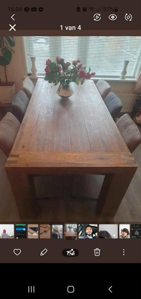 Eettafel compleet  met meubels, Huis en Inrichting, Complete inboedels, Ophalen of Verzenden