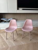 2x Roze Kinder Kuipstoelen - afhalen in Heiloo, Ophalen, Kunststof, Gebruikt, Twee