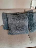2 zgan.riviera maison kussens, Huis en Inrichting, Woonaccessoires | Kussens, Ophalen of Verzenden, Zo goed als nieuw, Blauw, Vierkant