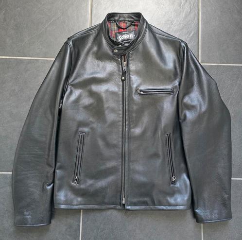 Schott 530 zwart rundleder, Kleding | Heren, Jassen | Zomer, Nieuw, Maat 56/58 (XL), Zwart, Ophalen of Verzenden