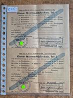 Kleiner Wehrmachtfahrschein 1943 deel 1 en 2., Verzamelen, Militaria | Tweede Wereldoorlog, Ophalen of Verzenden, Landmacht, Duitsland