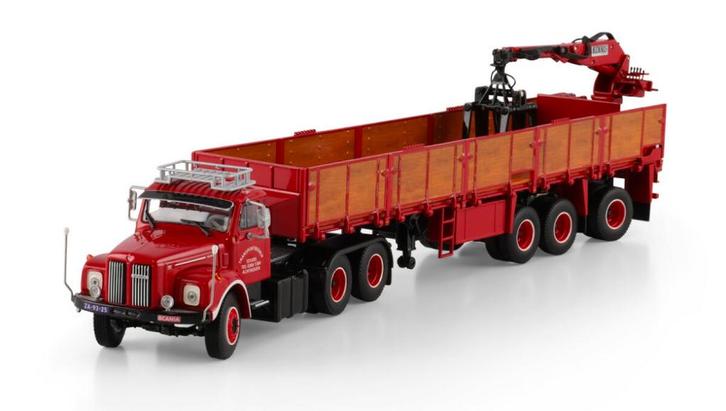 WSI SCANIA L110 SEVERS + FLOOR en HULO stenentrailer SEVERS, Hobby en Vrije tijd, Modelauto's | 1:50, Nieuw, Bus of Vrachtwagen