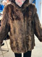 Prachtige bontjas maat 40 of 42 ? Nerts?, Ophalen of Verzenden, Zo goed als nieuw, Maat 38/40 (M), Bruin