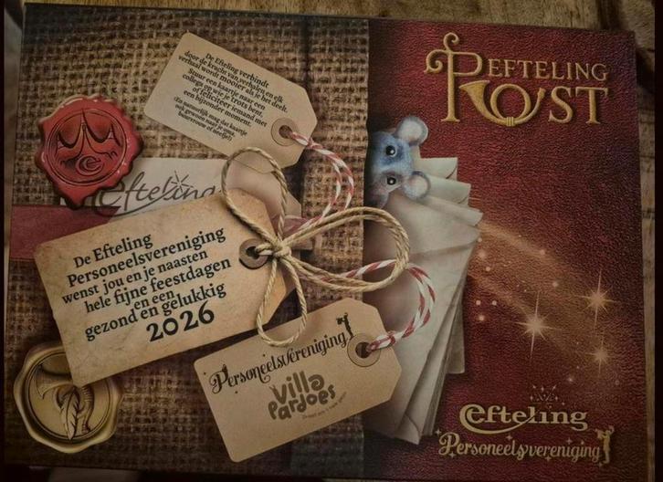 Efteling Personeel Kaartenset Kerstpakket, Verzamelen, Efteling, Nieuw, Overige typen, Ophalen of Verzenden