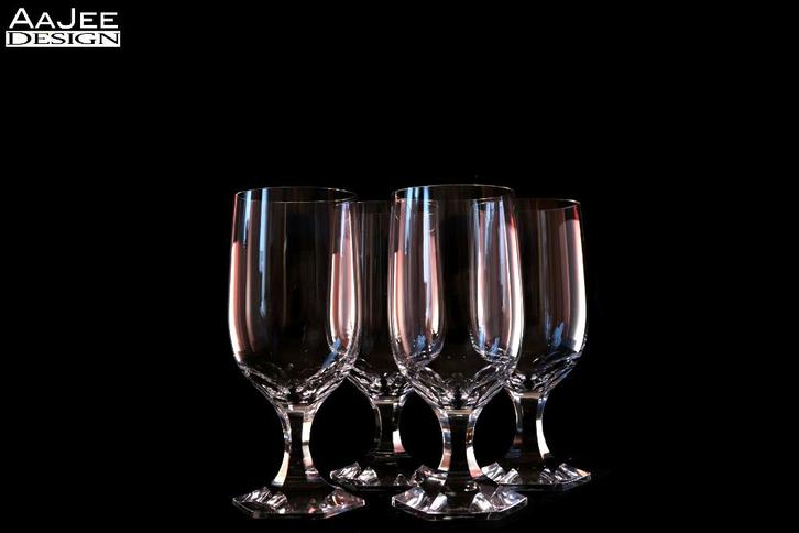 4 Rosenthal – Bacchus – Studio Linie – Waterglazen – 1969, Antiek en Kunst, Antiek | Glas en Kristal, Ophalen of Verzenden