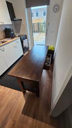 Donker Eiken Sidetable - Zeer Stevig & Kwaliteit, Ophalen, 100 tot 150 cm, Klassiek, Eikenhout