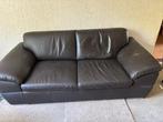 Leren bank 2 + 2,5 zits, Ophalen, Gebruikt, Rechte bank, 200 tot 250 cm