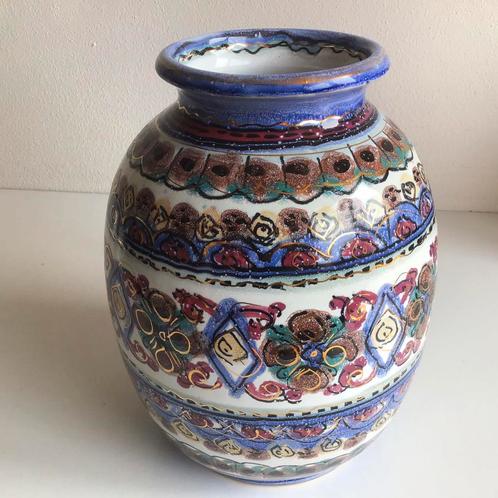 D.O.K. De Olde Kruyk vaas 24 cm - keramiek - DOK, Antiek en Kunst, Antiek | Vazen, Ophalen of Verzenden