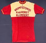 Vintage wielertrui BROMFIETSHUIS - A.vd HORST – KLUNDERT, Sport en Fitness, Ophalen of Verzenden, Overige typen