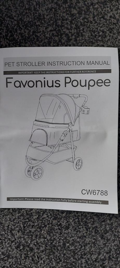 Hondenbuggie zwart NIEUW, Dieren en Toebehoren, Honden-accessoires, Nieuw, Ophalen