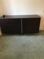 Zwart bruine computerkast, Huis en Inrichting, Ophalen, Zo goed als nieuw