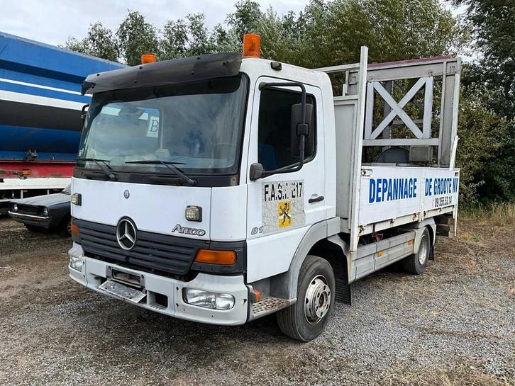 2001 Mercedes-Benz ATEGO Signalisatie vrachtwagen, Auto's, Vrachtwagens, Bedrijf, Mercedes-Benz, Overige brandstoffen, Euro 2