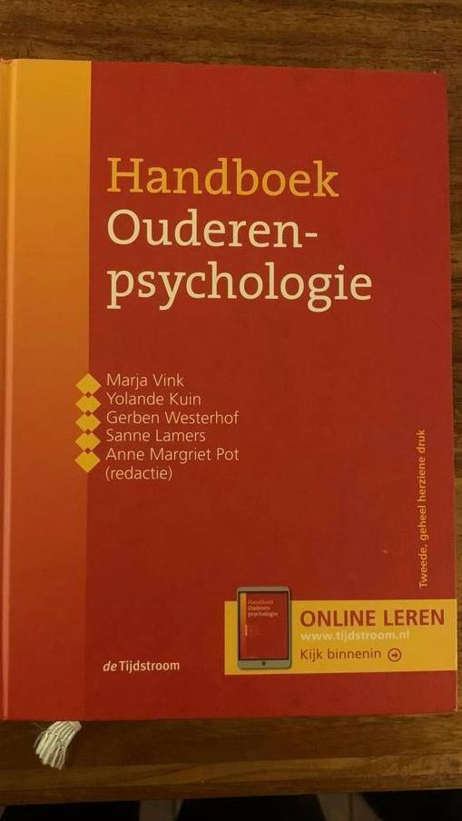 Handboek Ouderenpsychologie&Positieve psycholgie&De Fontein, Boeken, Psychologie, Zo goed als nieuw, Overige onderwerpen, Ophalen of Verzenden