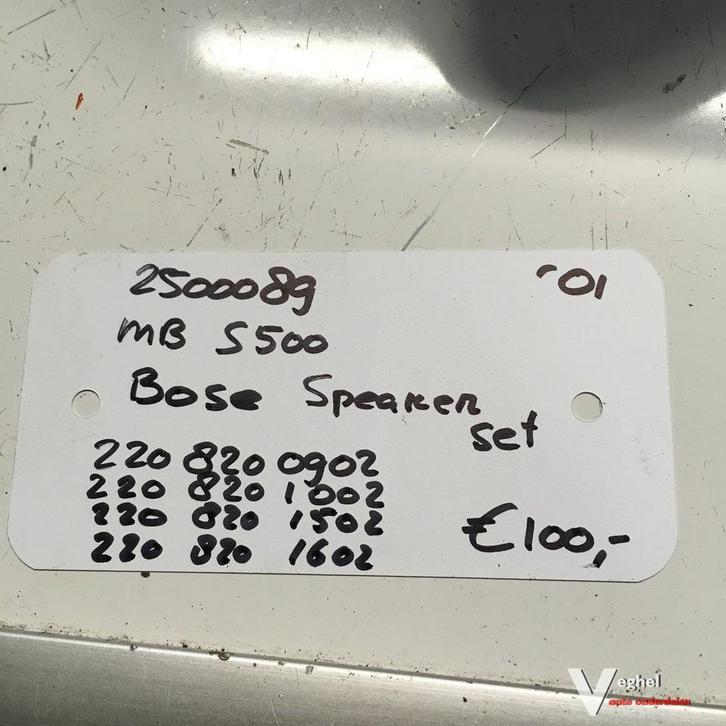 Mercedes S500 5.0 automaat start stop 2001 25000098  Speaker, Auto diversen, Autoradio's, Ophalen of Verzenden