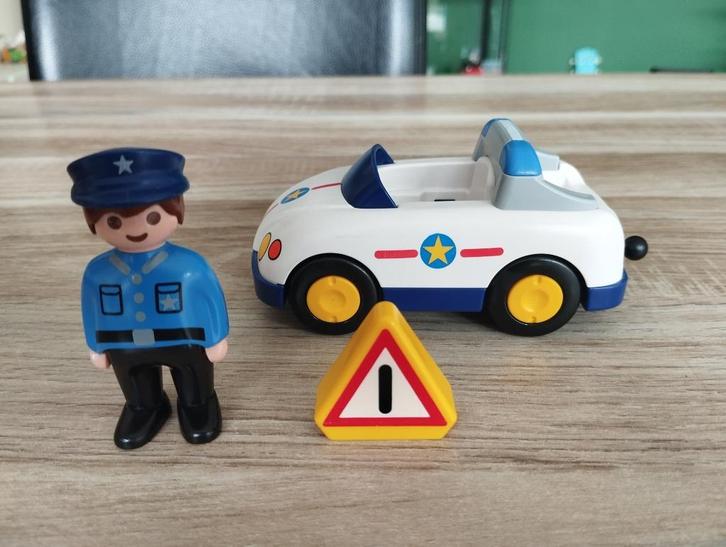 Playmobil 123 Politiewagen politieauto met agent 6797, Kinderen en Baby's, Speelgoed | Playmobil, Gebruikt, Ophalen of Verzenden