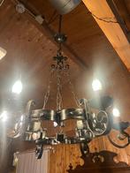 Kroonluchter, Ophalen, Gebruikt, Metaal, Rustiek