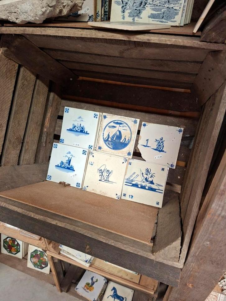 Oude wand- en vloertegels, Antiek en Kunst, Antiek | Wandborden en Tegels, Ophalen