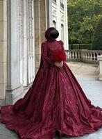 Henna Jurk, Kleding | Dames, Trouwkleding en Trouwaccessoires, Ophalen of Verzenden, Zo goed als nieuw, Rood, Trouwjurk