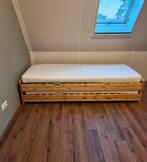 IKEA UTÅKER stapelbaarbed met twee matrassen 80x200, Huis en Inrichting, Slaapkamer | Bedden, Ophalen, Gebruikt, Wit, Tweepersoons