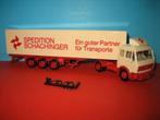 Schachinger  MERCEDES met oplegger Herpa, Ophalen of Verzenden, Zo goed als nieuw, Bus of Vrachtwagen, Herpa