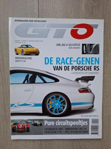 GTO automagazine #4 sept/okt 2004 Porsche 911 RS Donkervoort beschikbaar voor biedingen