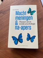 Macht, meningen en na-apers, Vera Hoorens, Vera hoorens, Verzenden, Alpha, WO