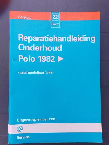 Werkplaatsboek Vw Polo + G40 onderhoudswerkzaamheden beschikbaar voor biedingen