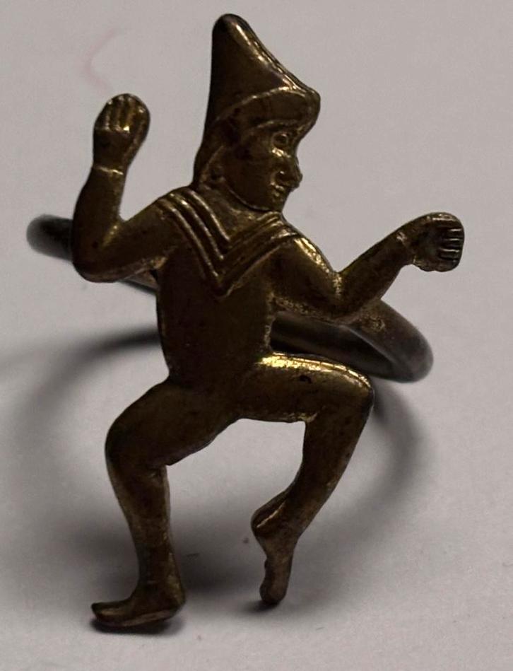 Vintage scouting Brownie ring jaren 30–50 messing, Verzamelen, Scouting, Zo goed als nieuw, Overige typen, Ophalen of Verzenden