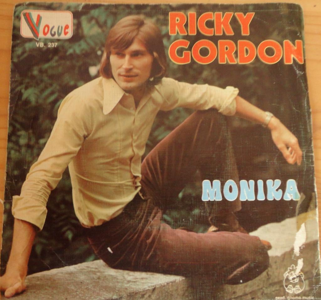 Ricky Gordon > Monika, Gebruikt, 7 inch, Single, Ophalen of Verzenden