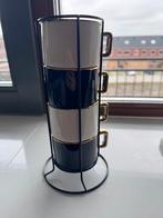 Mokken set, Huis en Inrichting, Keuken | Servies, Ophalen of Verzenden, Zo goed als nieuw, Overige stijlen, Kop(pen) en/of Schotel(s)