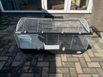 Ferplast Konijnenkooi Casita 120 - 119x58x61 cm, Dieren en Toebehoren, Kooi, 110 cm of meer, Rat, Zo goed als nieuw