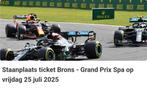 3 kaarten voor F1 Spa op vrijdag, training en kwalificatie, Tickets en Kaartjes, Drie personen of meer