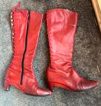 Janjansen laarzen rood 38,5, Ophalen, Gedragen, Rood, Hoge laarzen
