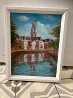 Schilderij Hoge der A met de A kerk van Groningen, Ophalen