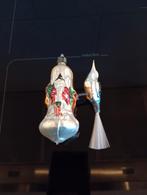 Antieke kerstbal, boomstam, kabouter, vogel op veer, Diversen, Kerst, Ophalen